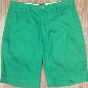 POLO RALPH LAUREN REGULAR FIT SHORTS 100% COTTON GREEN Sz 32
